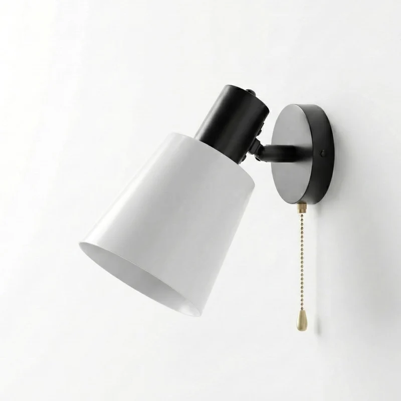 Ledsone Wandlampe mit Zugschalter| 90° Verstellbar | E27 ~3478