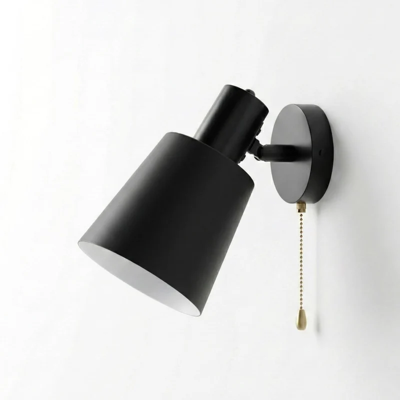 Ledsone Wandlampe mit Zugschalter| 90° Verstellbar | E27 ~3478