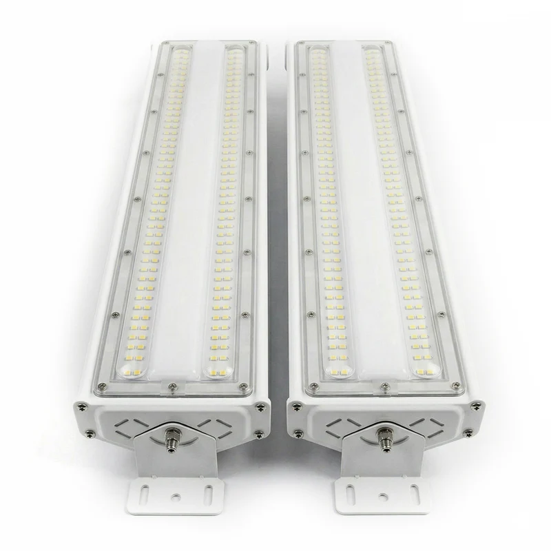 LED-Hallenleuchte, linear, 100 W, 12000 lm, 5000 K (neutralweiß), IP65, EPISTAR LED, weiß