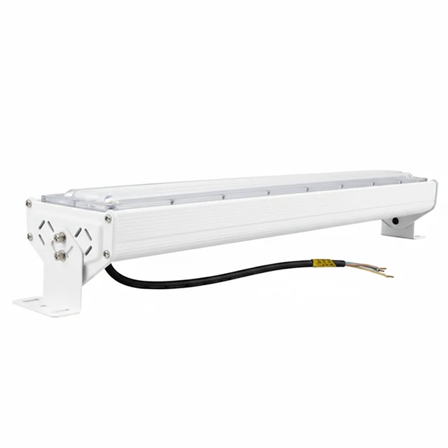 LED-Hallenleuchte, linear, 100 W, 12000 lm, 5000 K (neutralweiß), IP65, EPISTAR LED, weiß