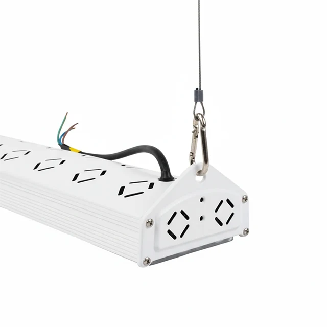 LED-Hallenleuchte, linear, 100 W, 12000 lm, 5000 K (neutralweiß), IP65, EPISTAR LED, weiß