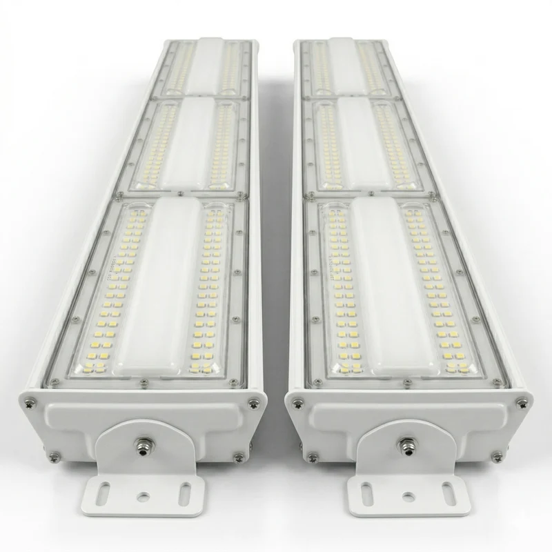 LED-Hallenleuchte, linear, 150 W, 18000 lm, 5000 K (neutralweiß), IP65, EPISTAR LED, weiß