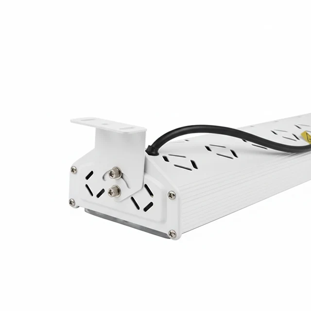 LED-Hallenleuchte, linear, 200 W, 24000 lm, 5000 K (neutralweiß), IP65, EPISTAR LED, weiß