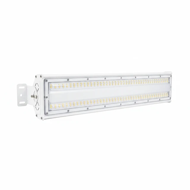 LED-Hallenleuchte, linear, 50 W, 6000 lm, 5000 K (neutralweiß), IP65, EPISTAR LED, weiß