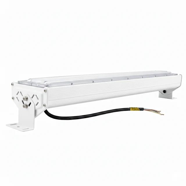LED-Hallenleuchte, linear, 50 W, 6000 lm, 5000 K (neutralweiß), IP65, EPISTAR LED, weiß