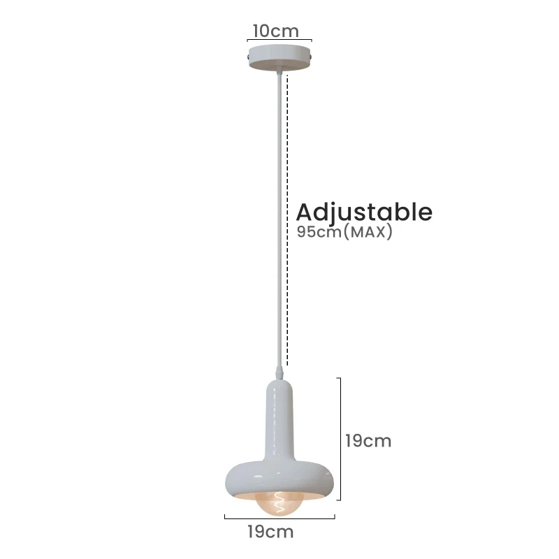 LEDSONE Pendelleuchte - Metall Fassung, 1m Kabel ~3440