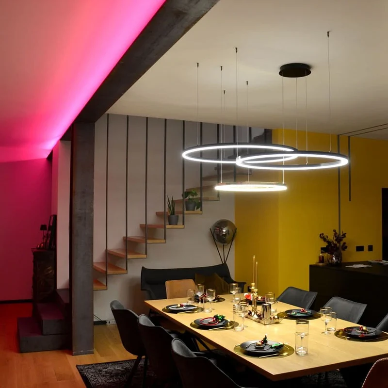 s.luce LED Ring Hängelampe Ø 80cm