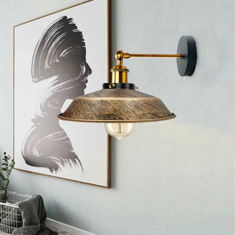 Industrial Wandleuchten Metall-Design Wandlampe ~3537