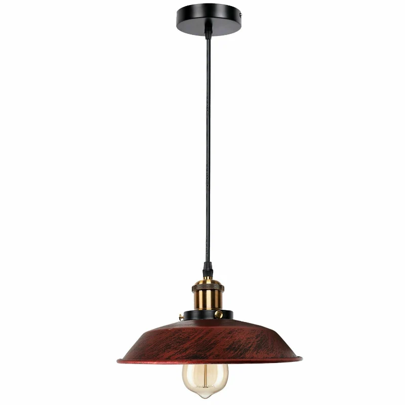 LEDSONE Retro-Pendelleuchte in verschiedenen Farben Ø 26cm ~3536