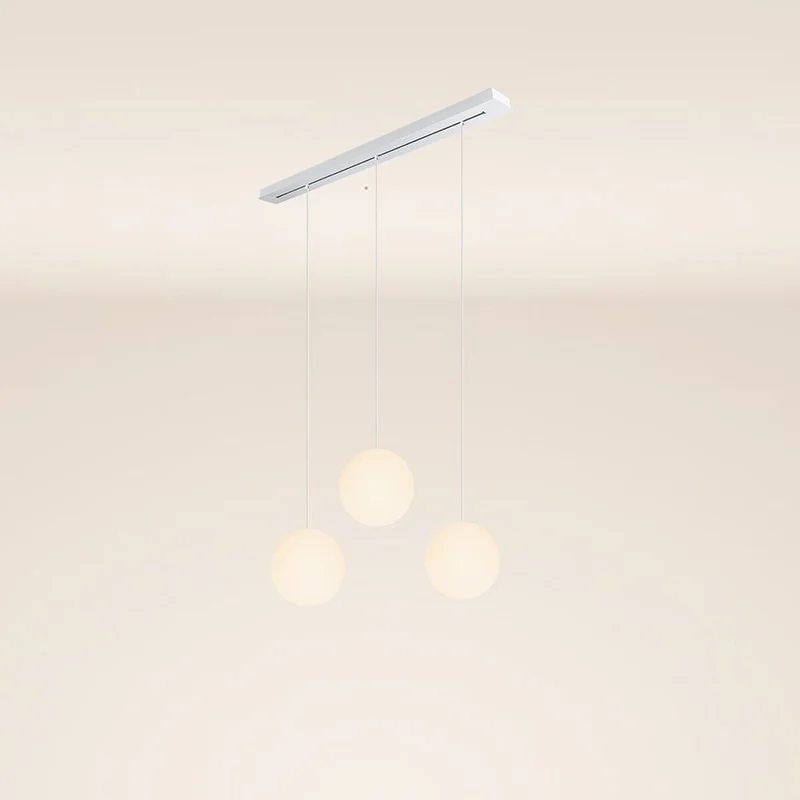 s.luce Orb 3-flammig Ø 30 Esstisch-Pendelleuchte 120cm