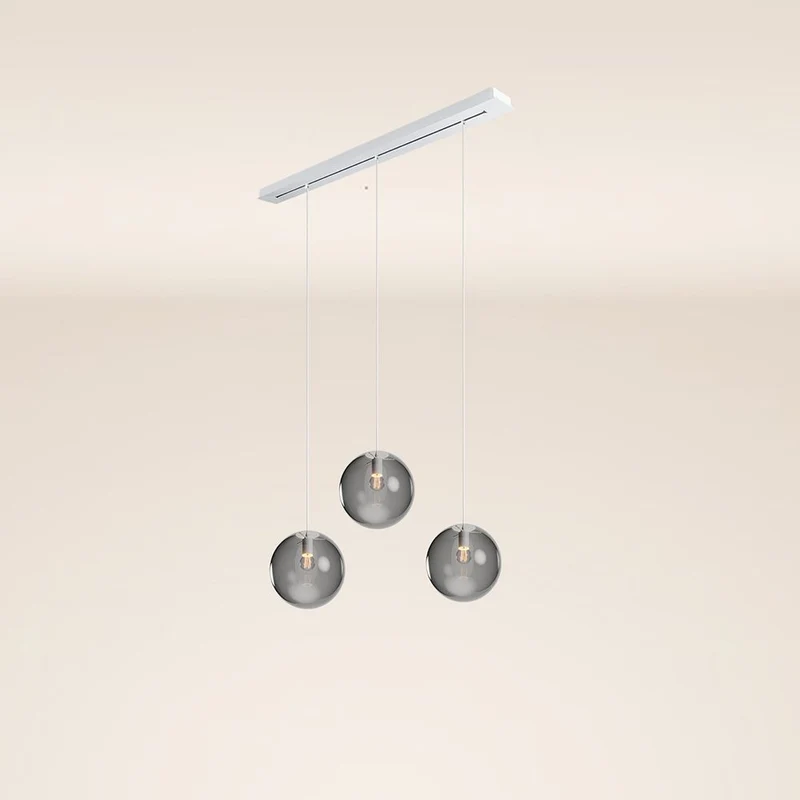 s.luce Orb 3-flammig Ø 30 Esstisch-Pendelleuchte 120cm