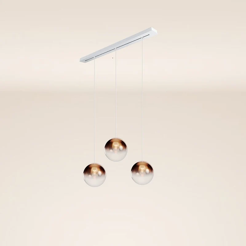 s.luce Orb 3-flammig Ø 30 Esstisch-Pendelleuchte 120cm
