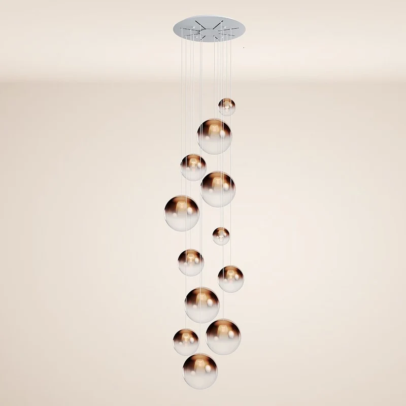 s.luce Orb Galerieleuchte 12-flammig Modular