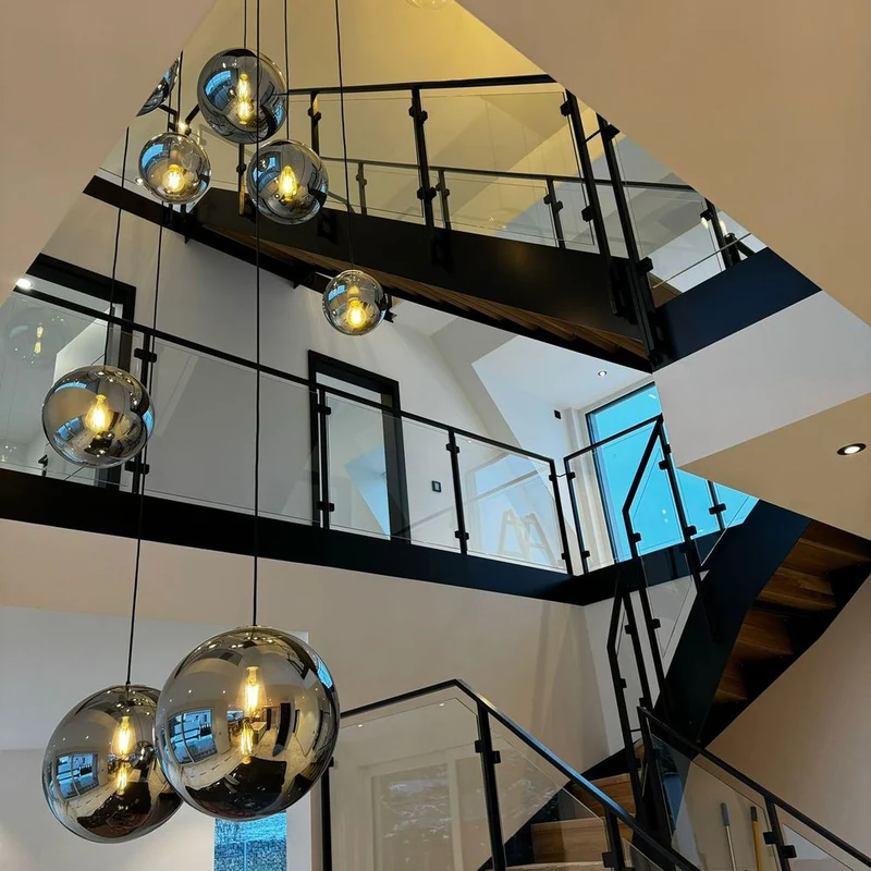 s.luce Orb Galerielampe 8-flammig Modular