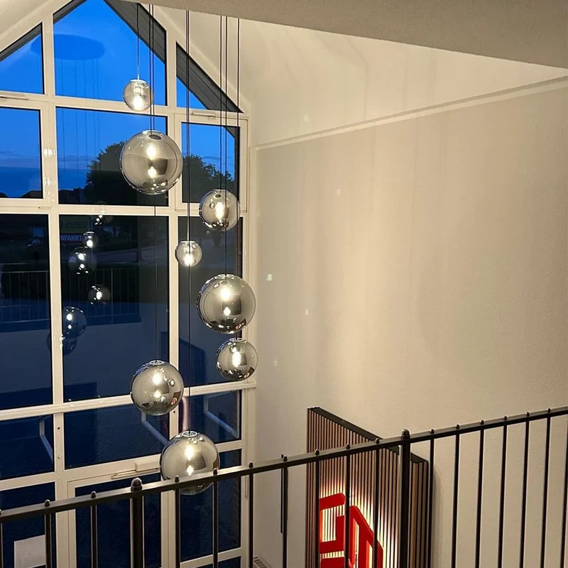 s.luce Orb Galerielampe 8-flammig Modular