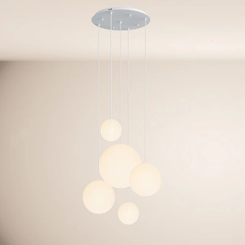 s.luce Orb 5-flammige Galerielampe Modular