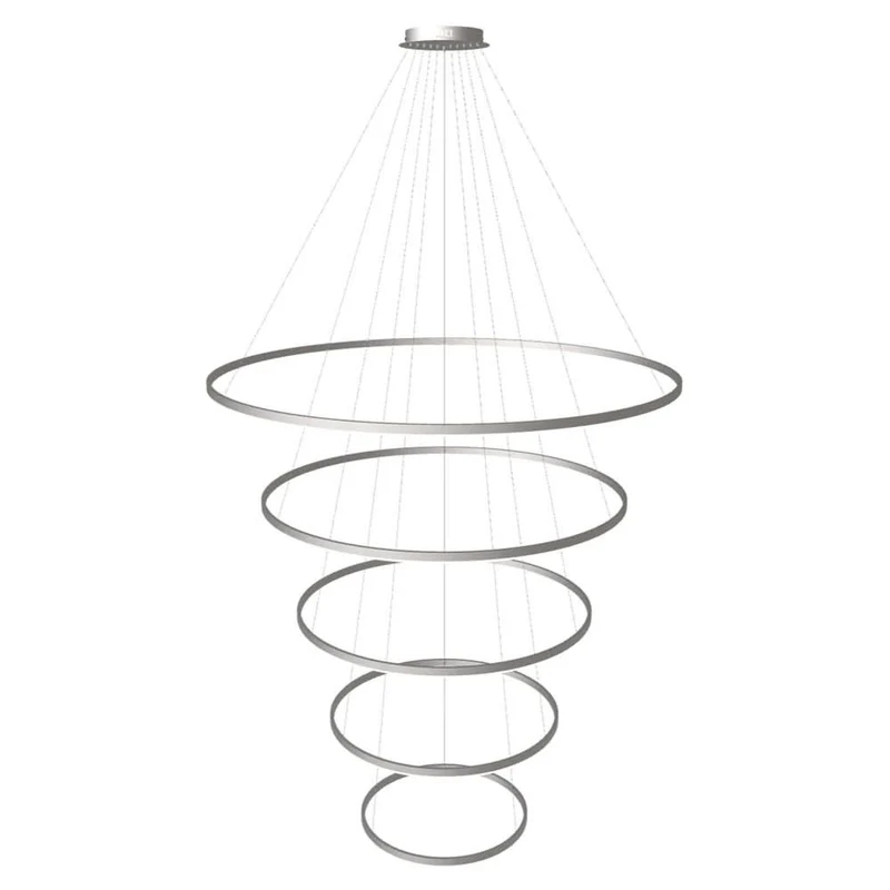 s.luce LED Ring Pendelleuchte 5-flammig Zentrisch