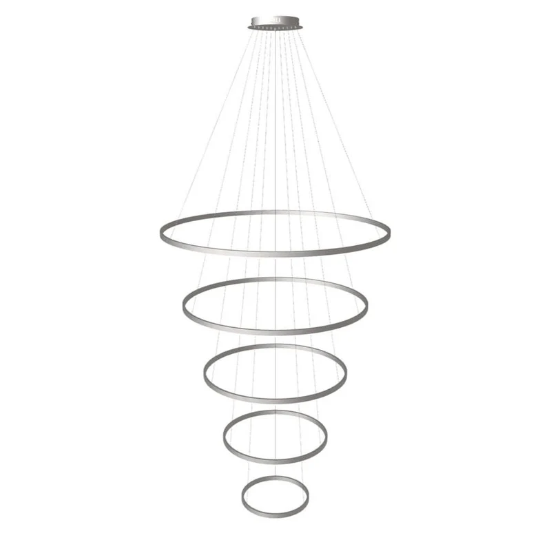 s.luce LED Ring Pendelleuchte 5-flammig Zentrisch