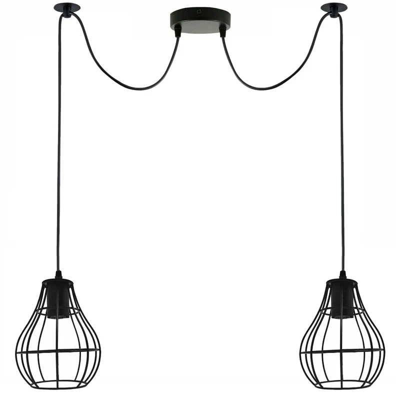 Industrielle Vintage-LED-Pendelleuchte~3468