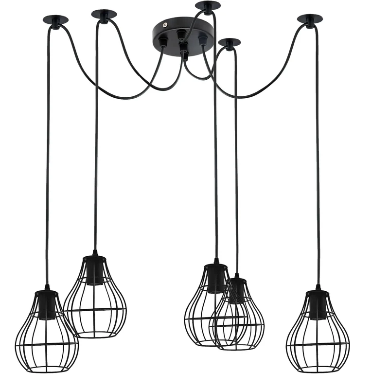 Industrielle Vintage-LED-Pendelleuchte~3468