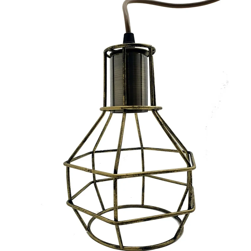 Vintage Industrial Retro 3-fach Decken Pendelleuchte~3463