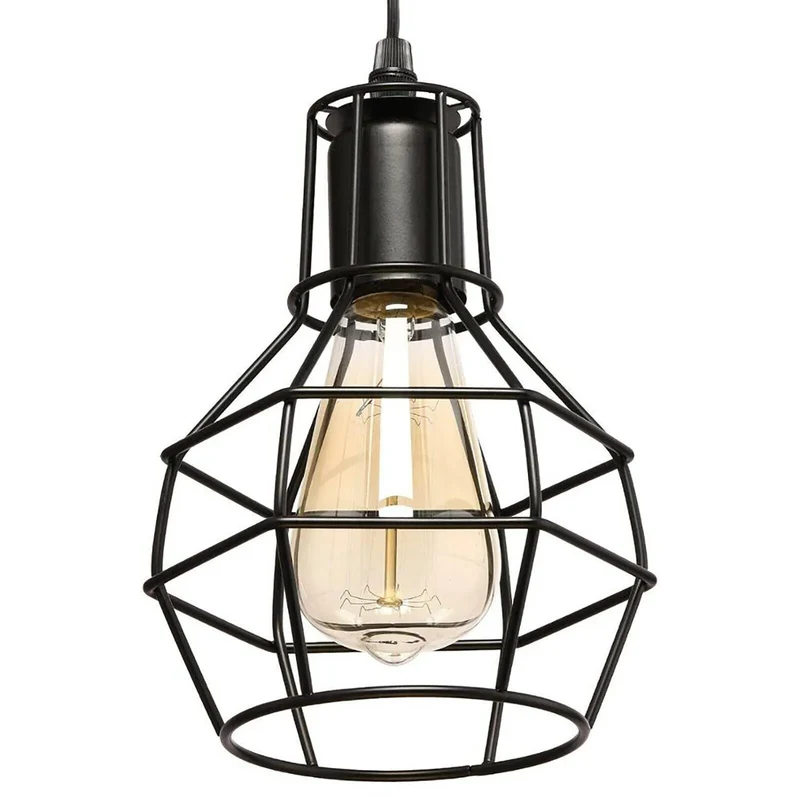 Vintage Industrial Retro 3-fach Decken Pendelleuchte~3463