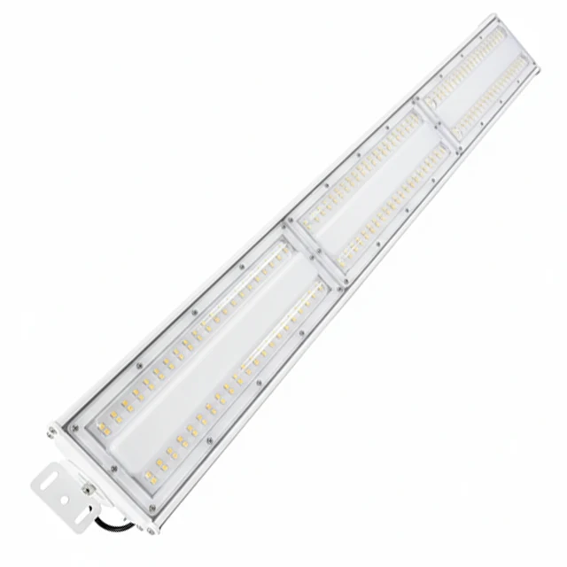 LED-Hallenleuchte, linear, 200 W, 24000 lm, 5000 K (neutralweiß), IP65, EPISTAR LED, weiß