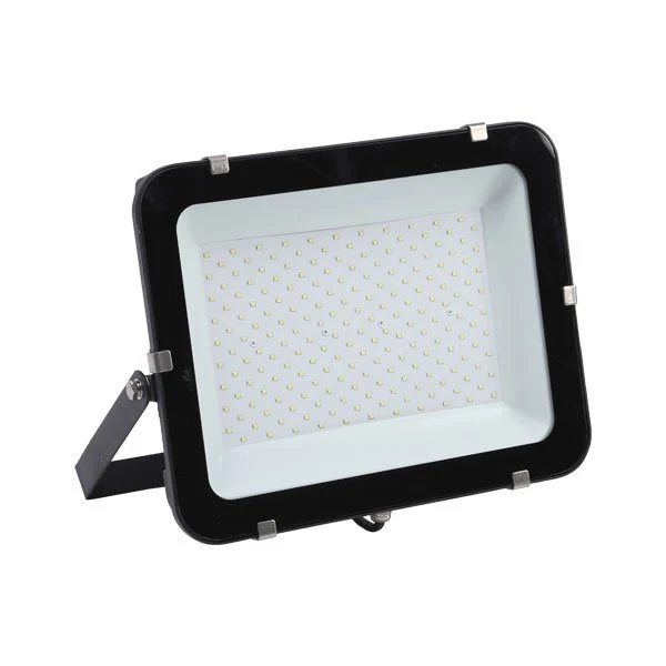 LED-Fluter, 200 W, 24000 lm, slim, schwarz, IP65, 4500 K (neutralweiß)