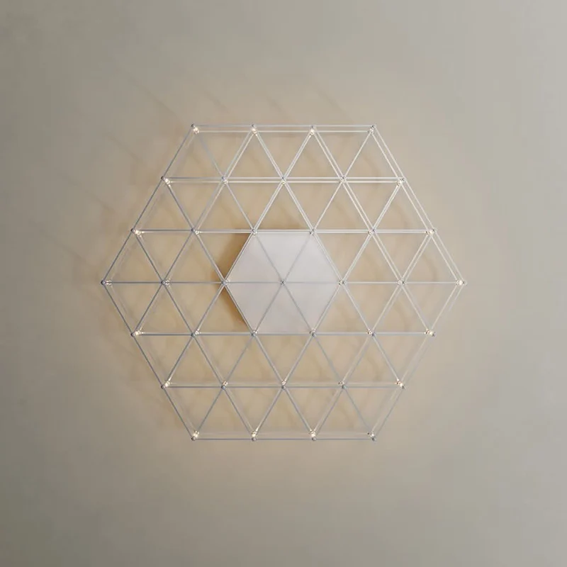 s.luce Atom eckige LED Effekt Wand- & Deckenleuchte