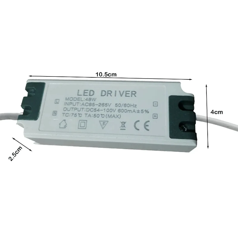 LEDSONE LED Treiber 24W - Konstantstrom 600mA, High Power Trafo ~3456