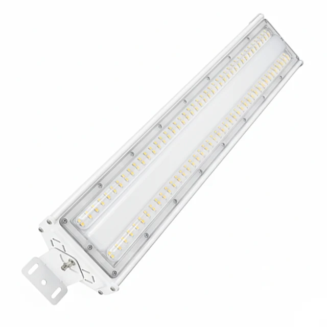 LED-Hallenleuchte, linear, 100 W, 12000 lm, 5000 K (neutralweiß), IP65, EPISTAR LED, weiß