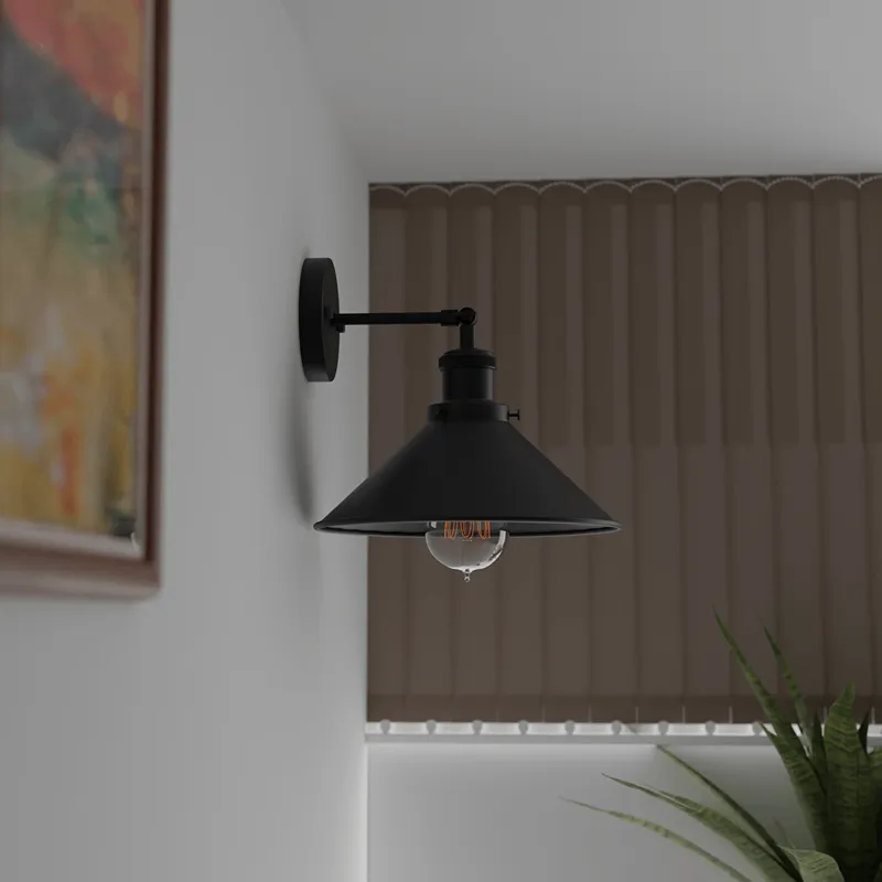 Modern schwarz wandlampe für Wohn & Esszimmer ~3530