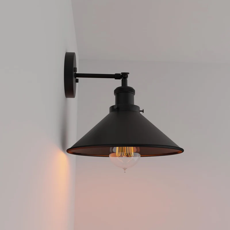 Modern schwarz wandlampe für Wohn & Esszimmer ~3530