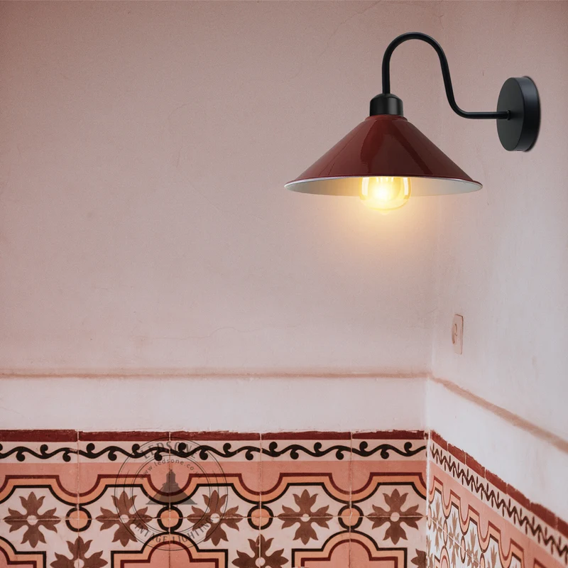 Industrial-Stil Retro schwanenhals Wandleuchte~3417