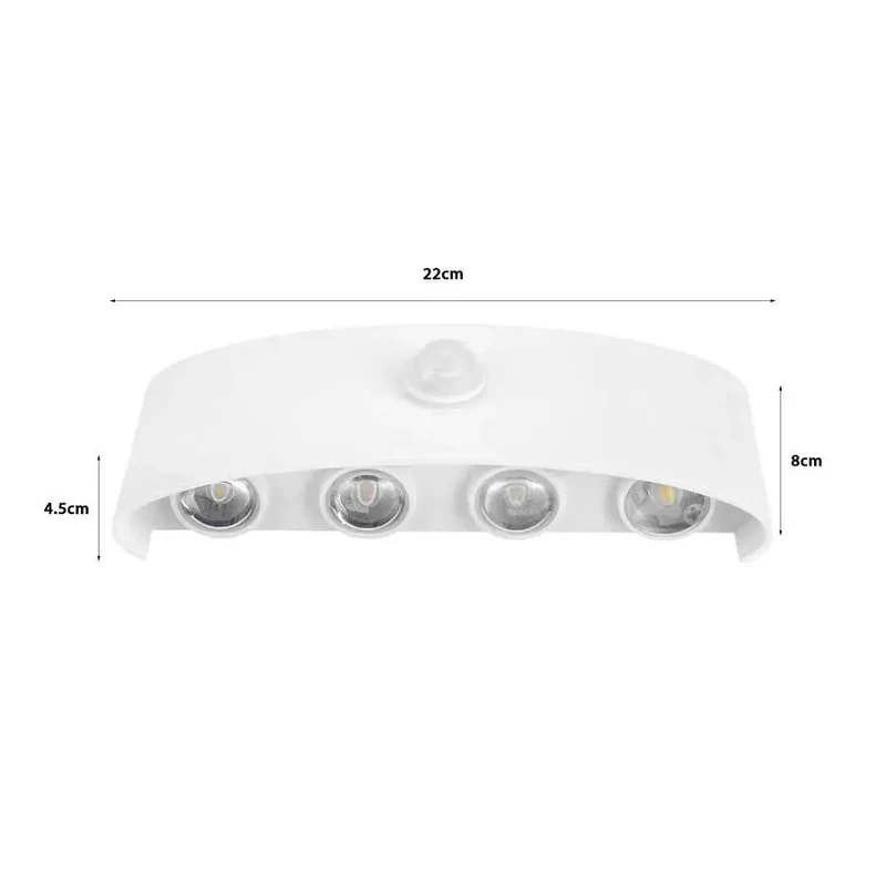 LED Wandleuchte Up/Down Sensor Außenwandlampe IP44 ~3391