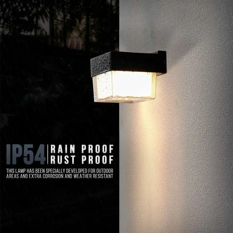 LED Außenwandleuchte IP54 Rund für Haus & Garten | 7W ~3390