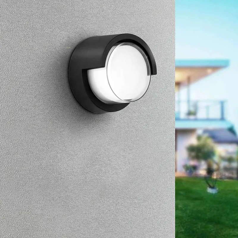 LED Außenwandleuchte IP54 Rund Fassadenlampe ~3389