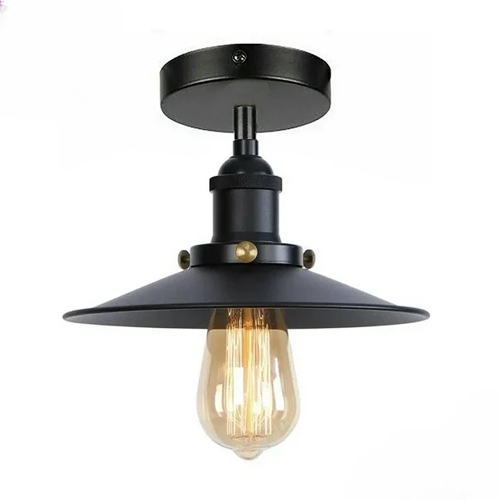 Deckenleuchte Schwarz Vintage Industrial E27~3384