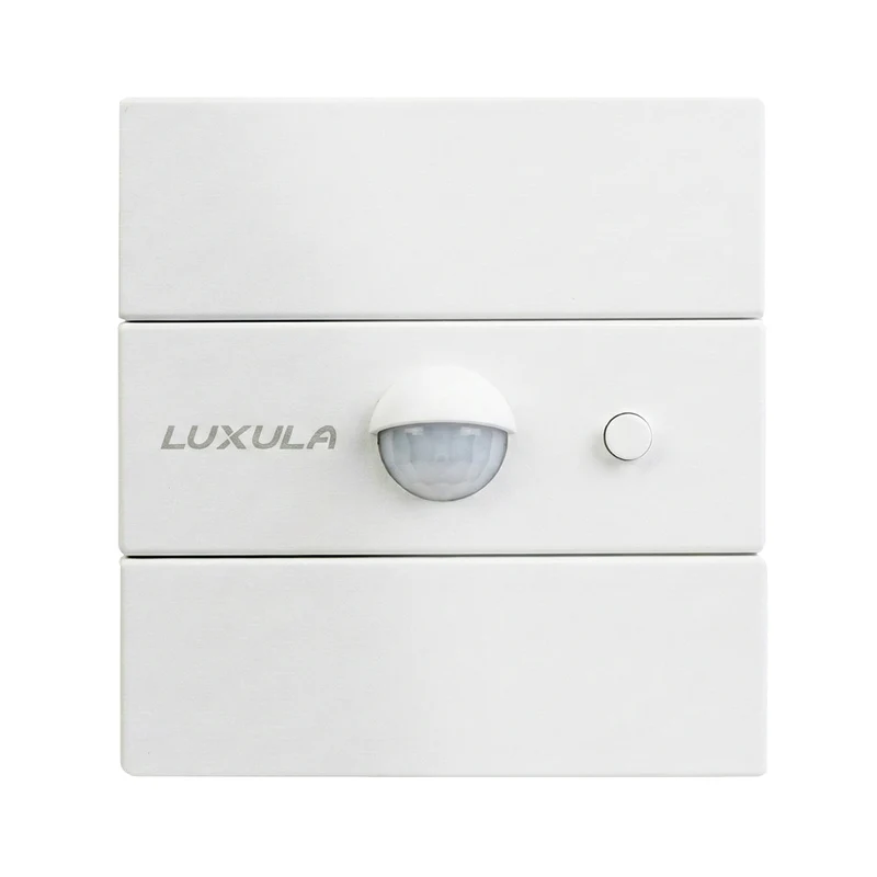 Solar LED Wandleuchte mit drehbarem Lichtkopf und Solarpanel, PIR-Sensor, IP65 und 3 CCT mit Akku, weiß
