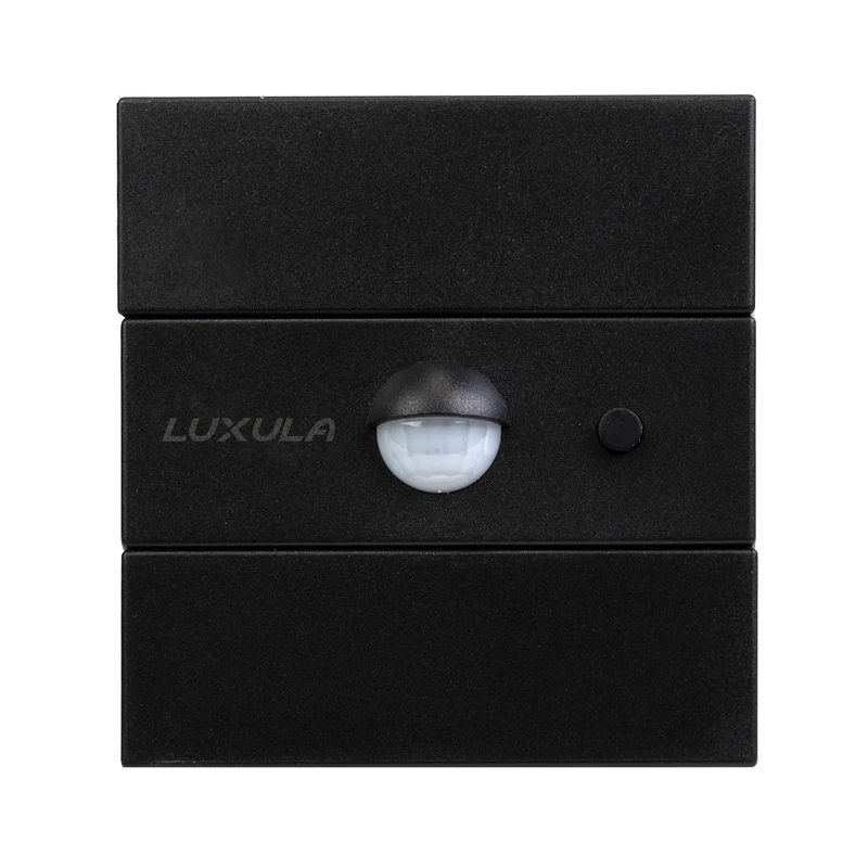 Solar LED Wandleuchte mit drehbarem Lichtkopf und Solarpanel, PIR-Sensor, IP65 und 3 CCT mit Akku, schwarz