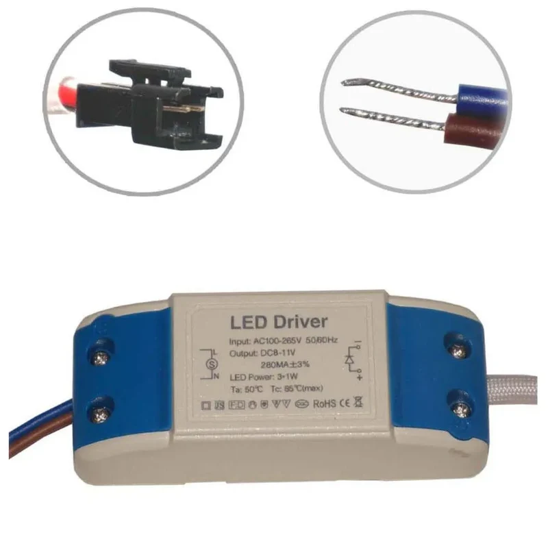 LED Treiber DC 3W 8-11V Konstantstrom Niedervolt LED Trafo~3340