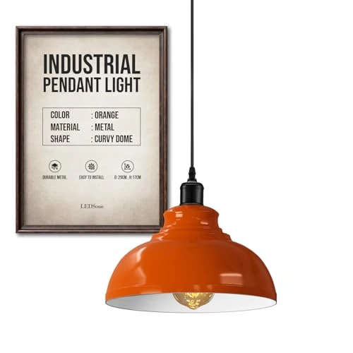 All Seasons Life Lampada Sospensione Industriale Vintage Ristorante Cucina ~3405