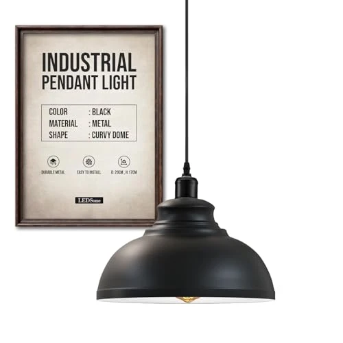 All Seasons Life Lampada Sospensione Industriale Vintage Ristorante Cucina ~3405