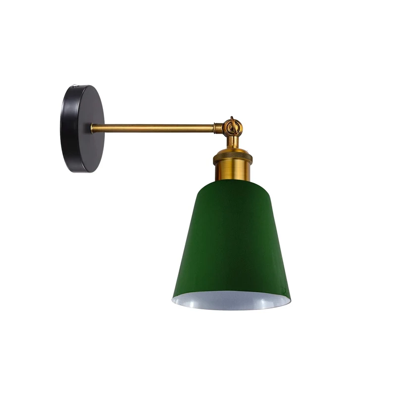 Wandlampe Industrial in Glockenform, schwenkbar E27 ~3382