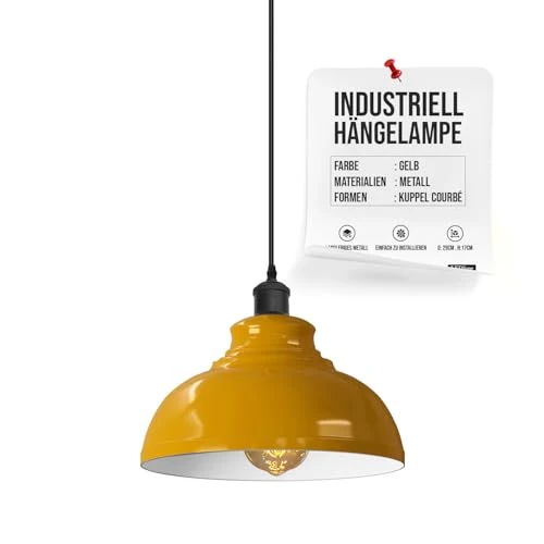 All Seasons Life Lampada a Sospensione Industriale Retrò da Soffitto ~ 3372