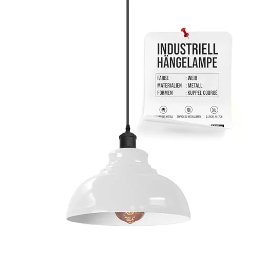All Seasons Life Lampada a Sospensione Industriale Retrò da Soffitto ~ 3372