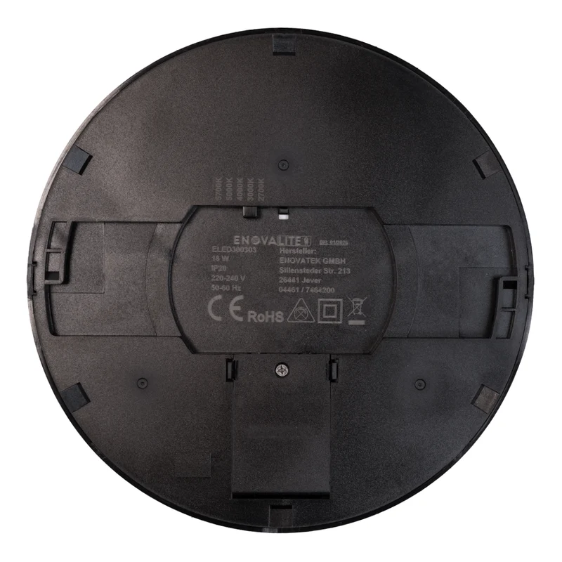 LED Einbauleuchte, 18 W, 1800 lm, 5CCT, 2700–5700 K