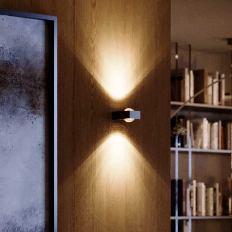 s.luce Beam X moderne Wandleuchte Up & Down eckig