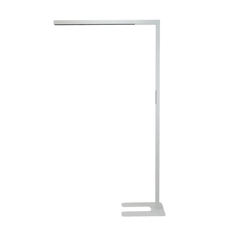 LED-Büro-Stehleuchte, Up/Down, UGR<16, CRI98, dimmbar, 45 W, 1940 x 40 x 1050 mm, 3500 lm, weiß