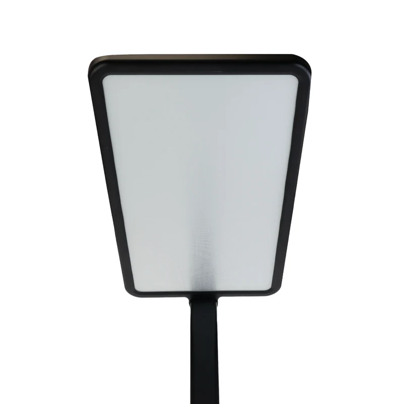 LED Büro-Stehleuchte Up&Down mit Sensor, 150W, 11.000lm, 4000K, UGR 98, dimmbar, schwarz